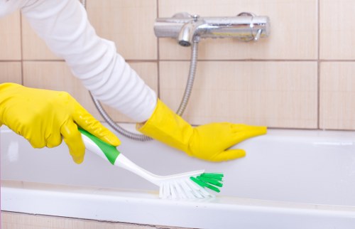 Professional Roehampton carpet cleaners treating a busy carpeted room